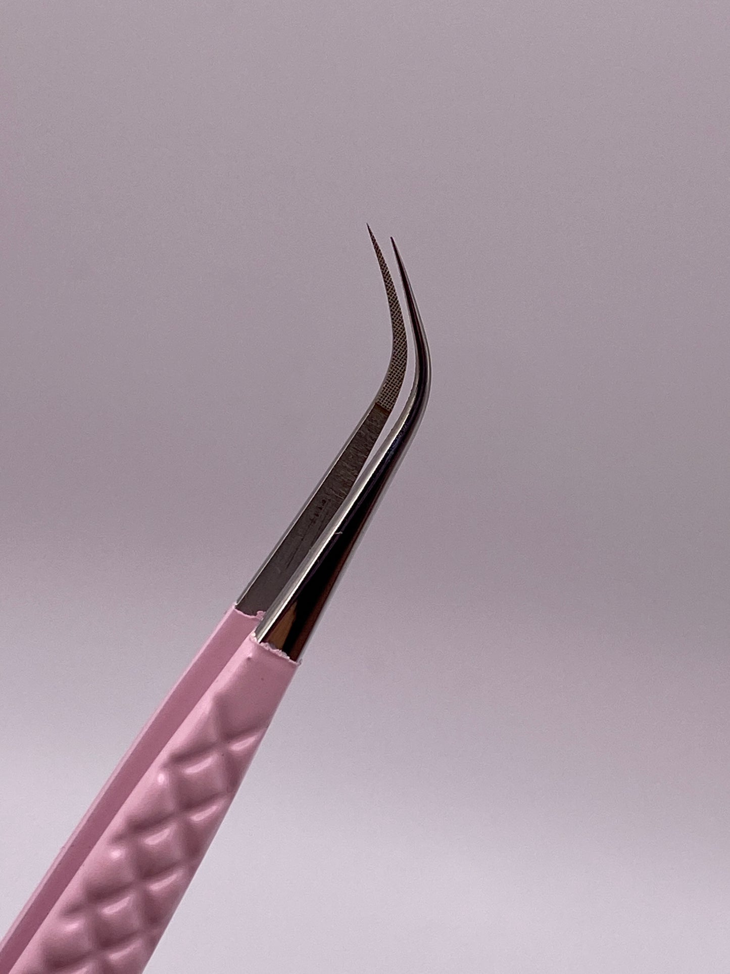 Baby pink tweezer duo